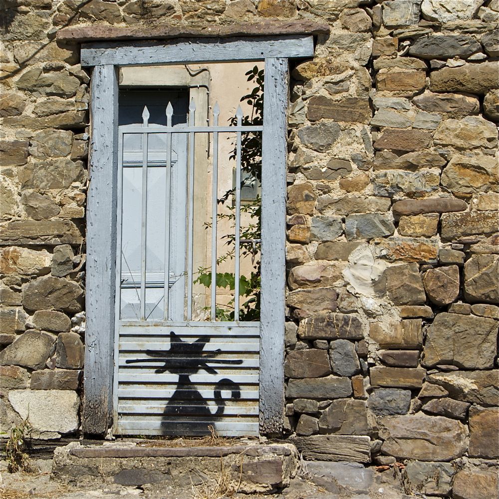 tuinhek in Potes, Noord Spanje